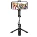 Produktbild Hohem iSteady Q Selfie-Stick-Stativ mit ausziehbarem Stick mit Fernbedienung, 1-Achsen-Gimbal-Stabilisator, Gesichtsverfolgung und 360°-Rotation für iPhone 13 Pro Android Videoaufnahme, Vlog (schwarz)