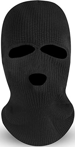 iMounTEK Knitted Full Face Winter Skiing Balaclava Mask. Windproof Cold Weather Thermal Hood Face Mask, Neck Gaiter Warmer & Motorcycle Helmet Liner for Snowboard/Outdoor Sports/Cycling/Motorcycle