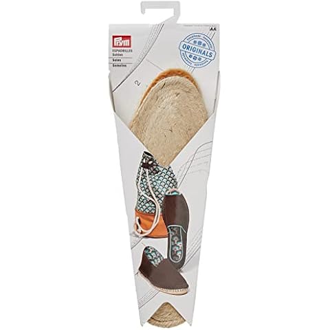 Prym Beige Jute Espadrille Soles, One Size Cover