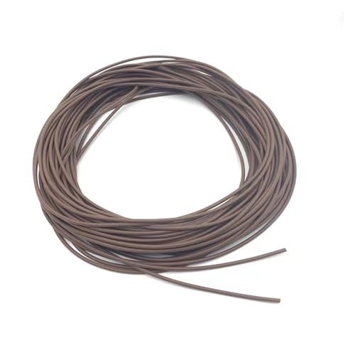 Cordon en caoutchouc fluoré marron 2,5mm de haute densité pour isolation de précision