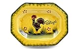 Hand-Painted Portuguese Ceramic Rooster Soap Dish - Made in Portugal