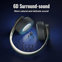 ELEHOT-Store Casque Bluetooth sans Fil Casque Audio Stéréo Casque d’Écoute Tactile Écouteur Microphone Intégré Pliable… - Les Beatles, Paul McCartney, John Lennon, RIngo Starr, George Harrison ELEHOT-Store Casque Bluetooth sans Fil Casque Audio Stéréo Casque d'Écoute Tactile Écouteur Microphone Intégré Pliable… – Image 4