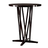 SEI Furniture Devon Contemporary Bar Height Table, Dark Espresso