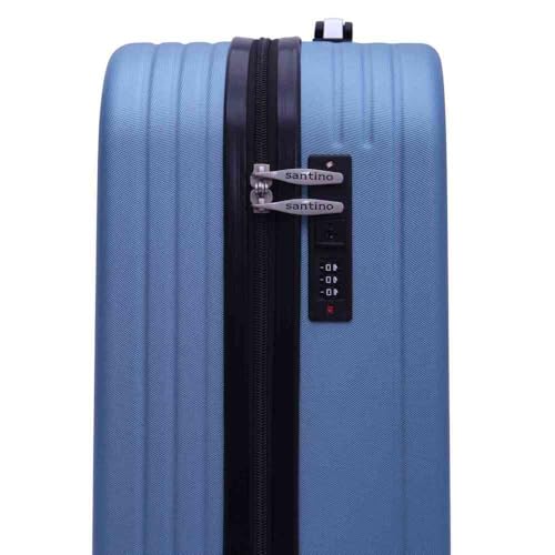 Mala de Viagem Grande de Despacho 30 kg Rígida ABS com 4 rodas duplas 360º e trava de segredo numéri