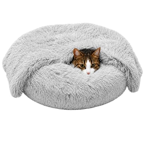 Whiskers & Friends Cat Bed, Cat Beds for Indoor Cats Washabl