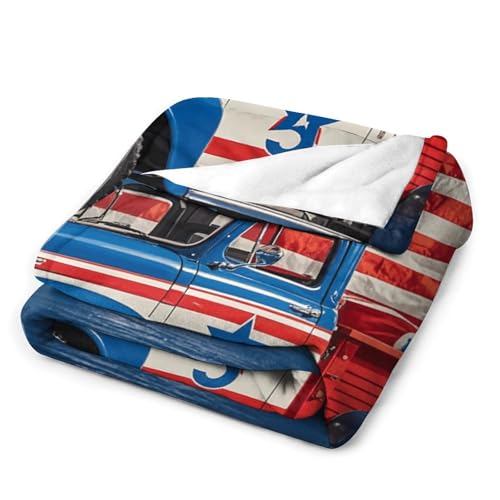Couverture légère flanelle grand plaid imprimé pour voyage et lit - 4