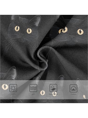 ZZKKO Black Cats and Yellow Eyes Girls Underwear Toddler Panties for Girls Comfort Brief Size 2-8T3