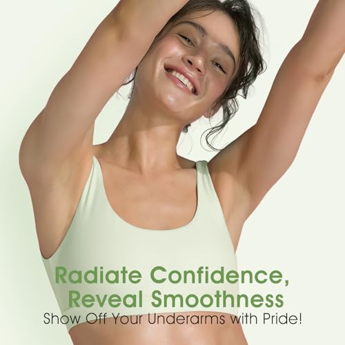 Armpit Detox Scrub with Tea Tree, Mint & Walnut Shell Powder, Underarm Scrub for Removing Odor & Exfoliating, Dark Armpit Remover, Natural Unisex Body Deodorant for Full Body Care 8.11 Oz