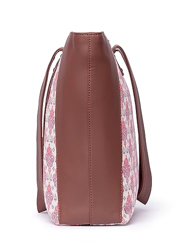 Image of ZOUK Women's Handcrafted Side Tote Bag and Handbag for Office and College