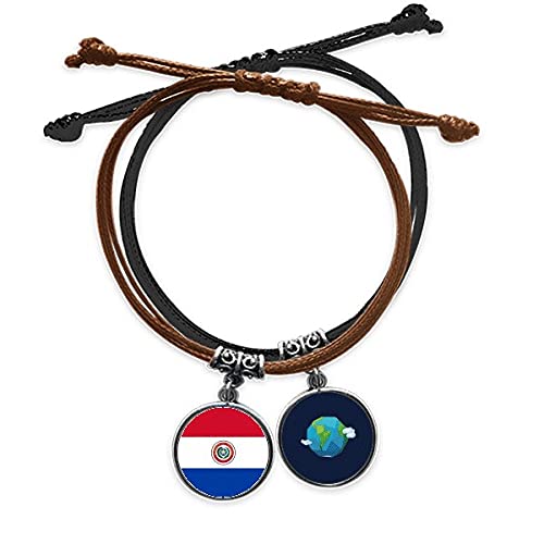 Pulsera de cuero de Paraguay el regalo perfecto para nostálgicos y familiares