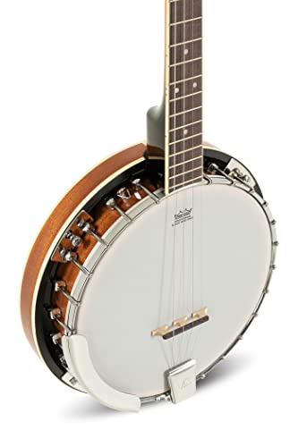 GEWA Banjo Select 4-saitig mit Koffer und REMO Fell 4 satig Select