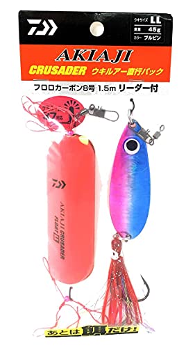 ダイワ(Daiwa) アキアジクルセイダー ウキルアー直行パック ウキLLサイズ ルアー45g ブルピン