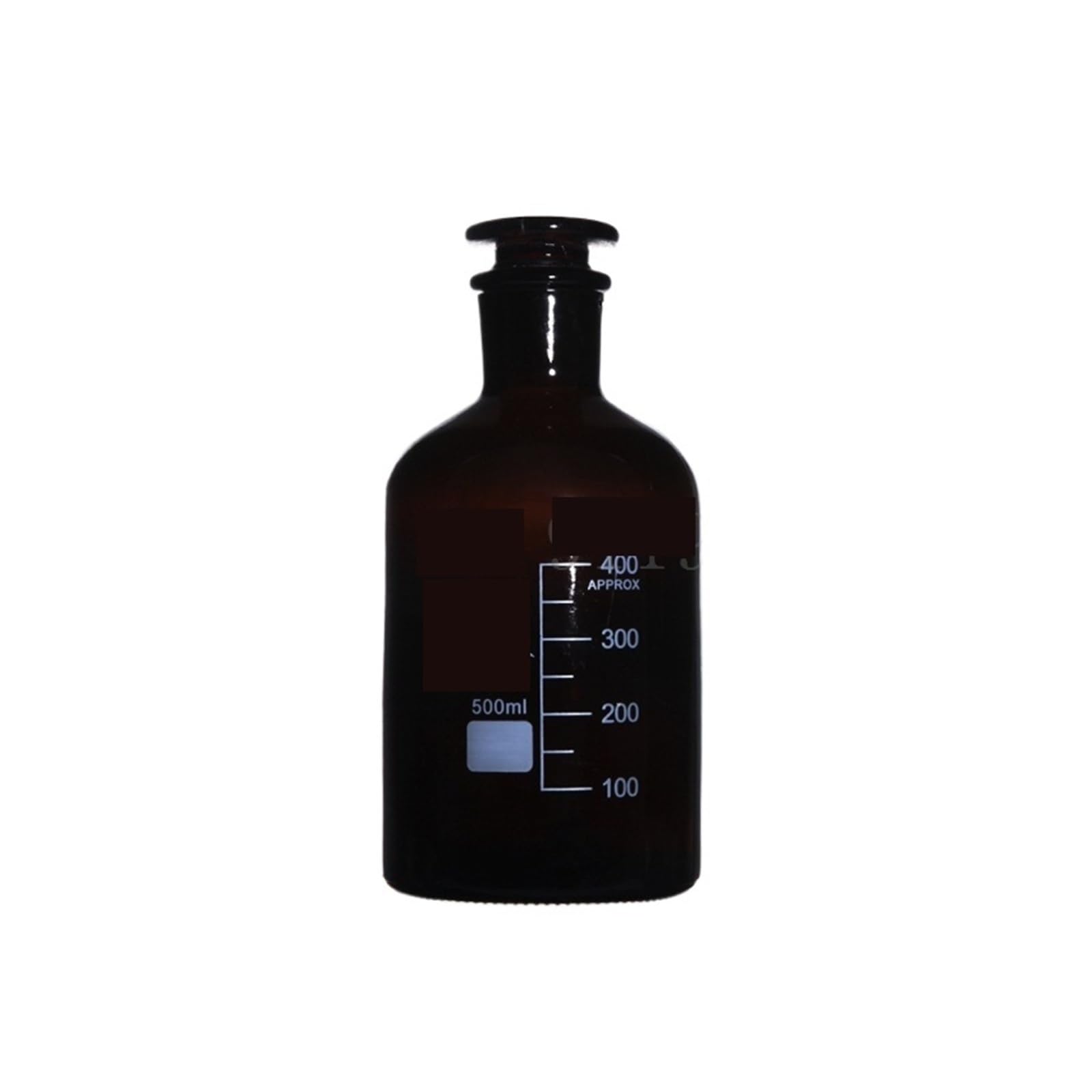 Butelka na odczynniki, Butelka na odczynniki ze szkła z wąską szyjką i małym otworem, korkiem szlifowanym, wielokolorowa, 60 ml–1000 ml(125mL 4pcs)
