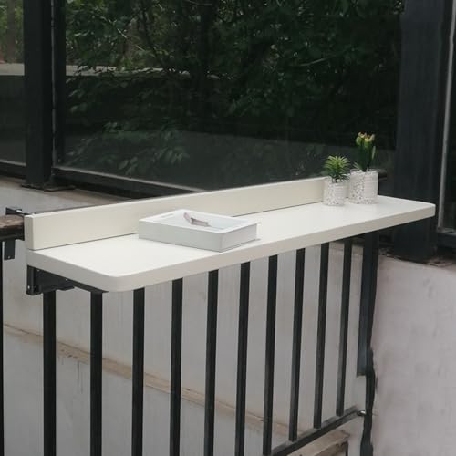 Table de balcon pliante murale et réglable pour extérieur - 4
