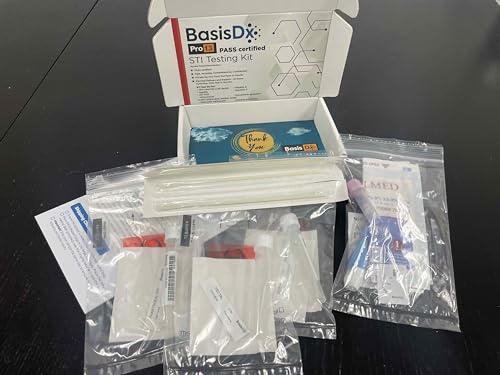 BasisDx Pro 13 Panel - Home Test Kit for HIV, Chlamydia, Gonorrhea, and Other STIs, 13 Tests, Results in 1-2 Days, White - Thumbnail 3