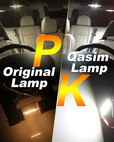 Qasimled 44Mm 1.73" Car Rigid Loop Festoon Led Bulb 2016 Chip Extremely Bright 211-2 212-2 561 578 Reading Dome Lamps Cargo/Trunk Lights Ac/Dc 12V White,Pack Of 4 #TOP3