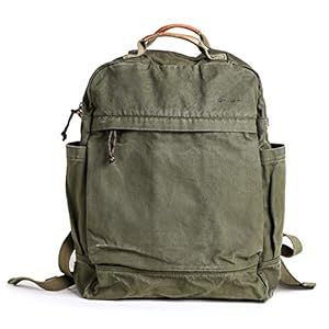 Gootium Canvas Backpack for Women Vintage Style Outdoor Travel Bag Men’s Casual Daypack Cloth Zippered Rucksack