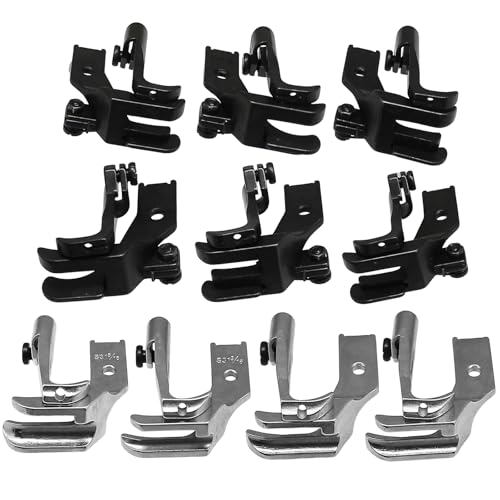 Set de 10 pies prensa con guía para costura industrial miniatura 5