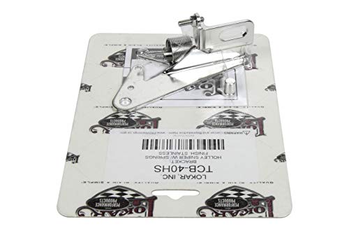 Lokar Performance Products TCB-40HS Stainless Steel Bracket And Springs For Holley Sniper Efi