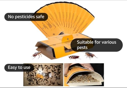 Image of Cockroaches Killer, Insect Trap (Pack of 5) for Kitchen and Household Pest Control, Safe to use