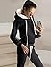 BUOYDM Damen Trainingsanzug Set Hoodies Sweatshirt und Hose Jogging Sportswear B-Schwarz M