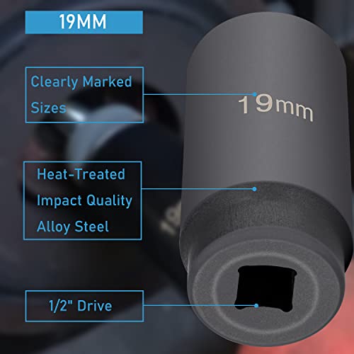 77080 19 Mm Harmonic Balancer Socket & 50Mm Crank Pulley Wrench Holder For Honda Acura Engines #TOP2