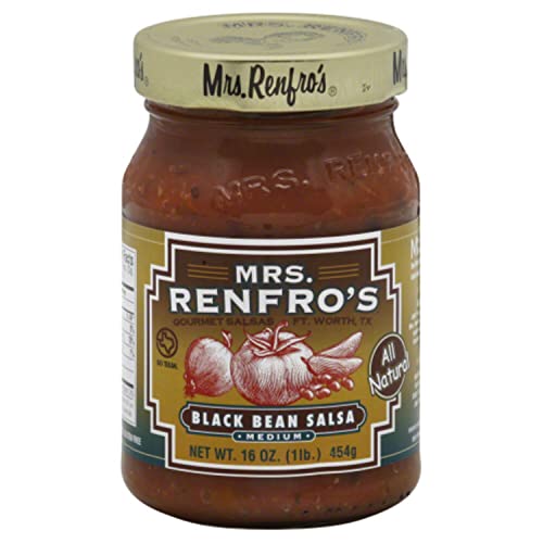 Mrs. Renfro's Black Bean Salsa, 16 oz (6 Pack)