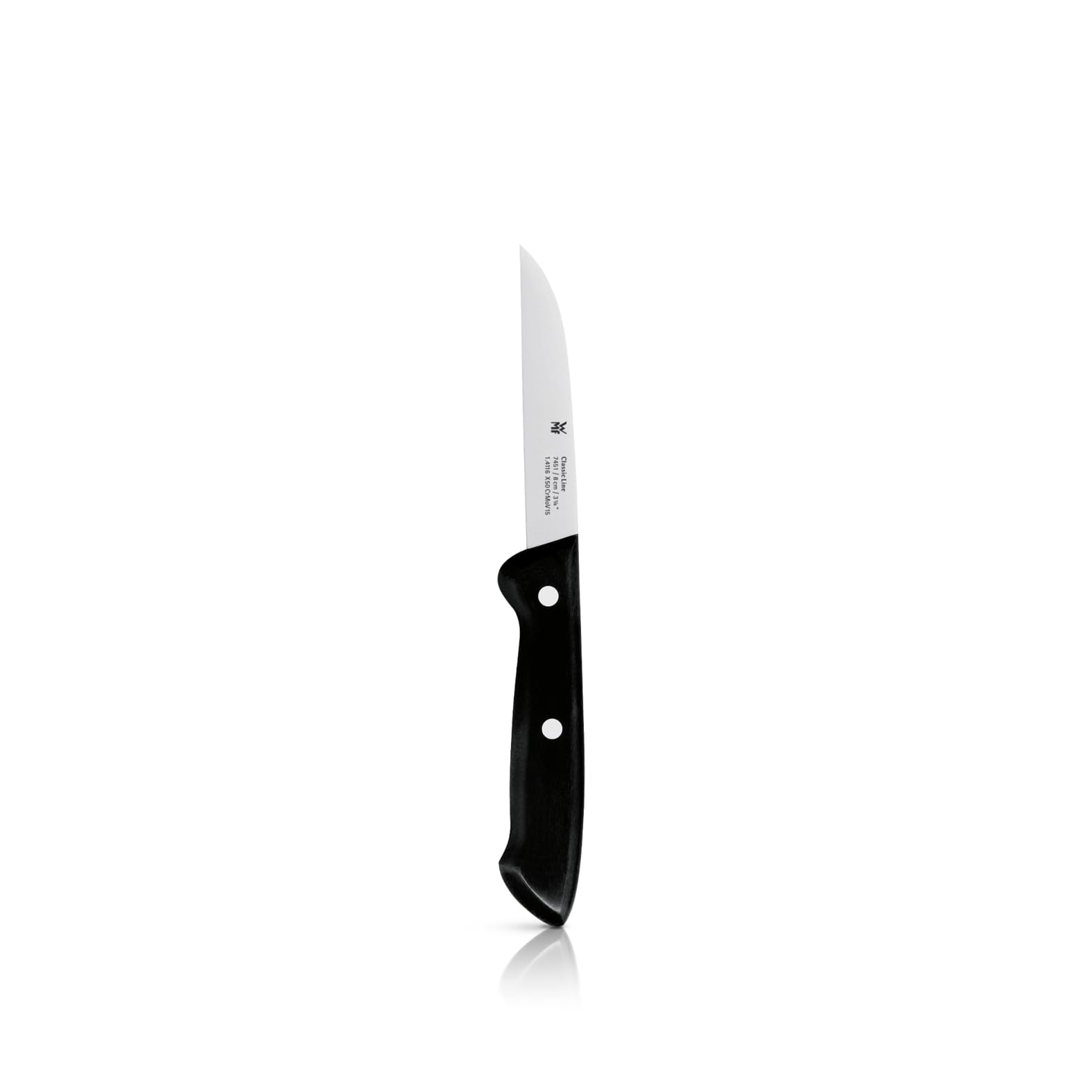 WMF Classic Line Gemüsemesser 18,5 cm, Spezialklingenstahl, Kunststoffgriff, Kochmesser, Küchenmesser, Obstmesser, Klinge 8 cm