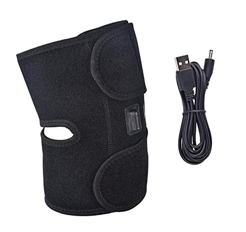 Wärmeknieorthese Für Kniewarme, Beheizte Knieorthese, Wiederaufladbare 5V / 2A Power Bank Warmtherapie Bei Knieverletzungen, Arthritis Meniskus