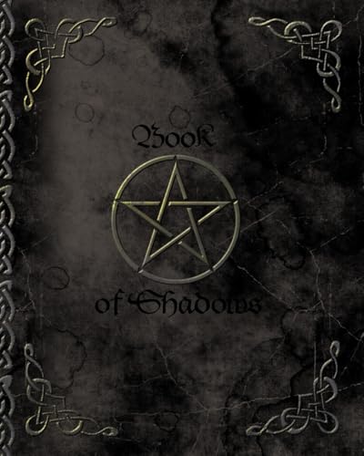 Book of Shadows: Grimoire | Gifts for Witches, Witchcraft or Wiccan Magic Spells ( Softback * 100 BLANK CREAM decoratively numbered pages ) [ Pentacle Range ]
