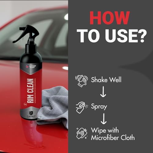 Image of Nippon Paint n-Shield Rim Clean Spray 250ml | Wheel & Alloy Cleaner, Removes Brake Dust, Dirt & Stains