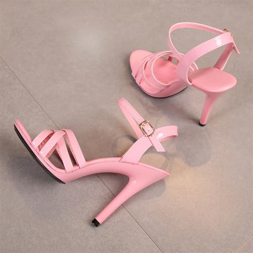 Women's Kitten Heel Pumps Ankle Strap Stiletto Heeled Sandals Pointed Toe Satin Pump Shoes Dress Wedding Party Pumps Shoes4
