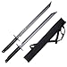 Snake Eye Tactical Dual Twin Ninja Sword with Dual Shoulder Sheath Each Blade (6183)