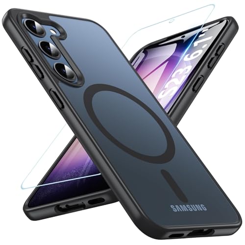 Coque Samsung S23 antichoc militaire mate robuste et transparente