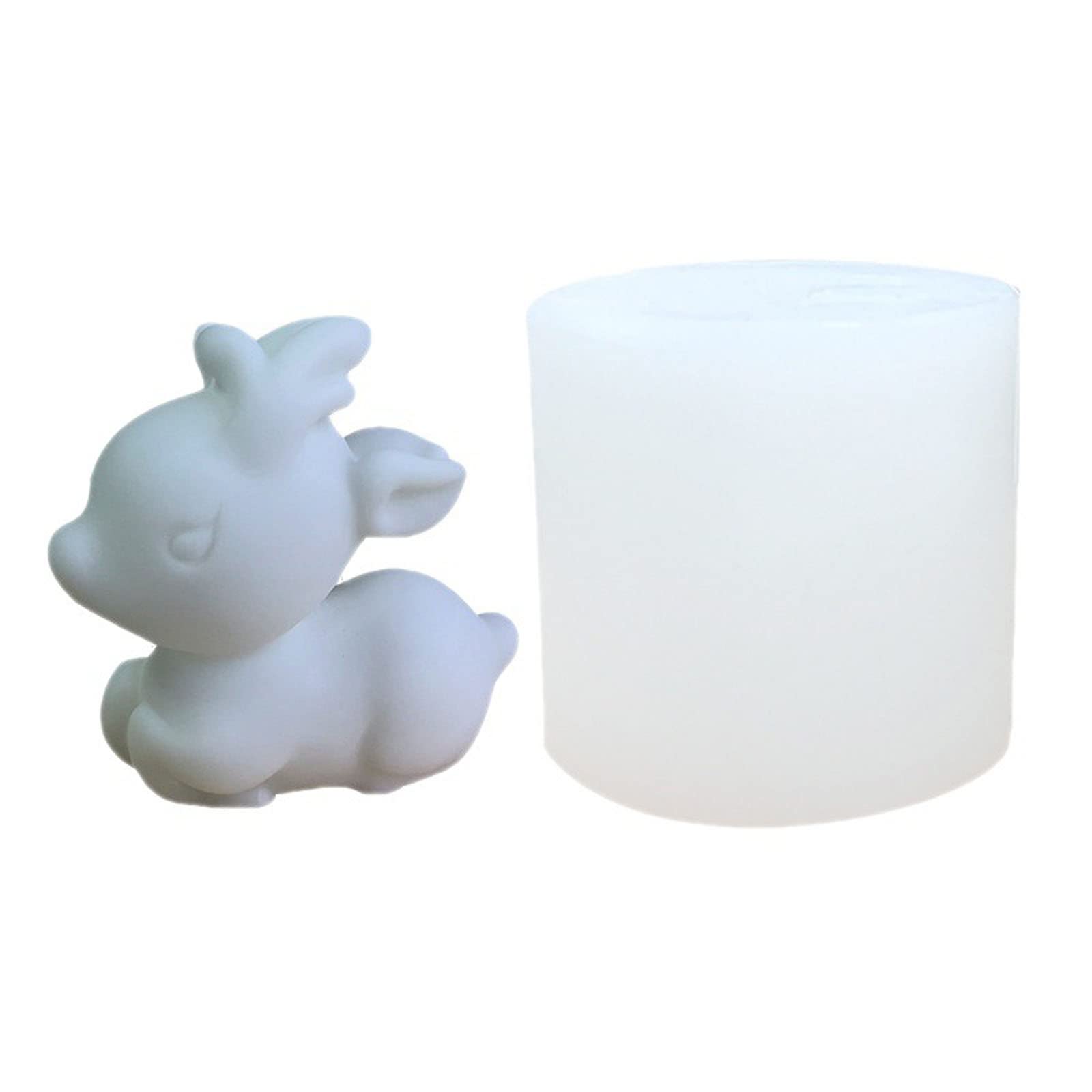 Tsophreniq 3D Deer Silicone Mold for Scented Making Cake Chocolate Ornament Soap Making Resin Molds Silicone
