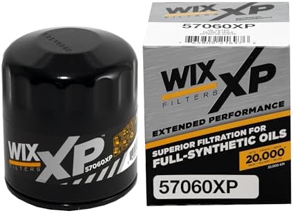 WIX 57060XP WIX XP Oil Filter Replacement, Built for Synthetic Oil – Compatible With Various Buick, Chevrolet, GM, Hummer, Saturn, Saab, Dodge, Chrysler, Jeep (07-15)