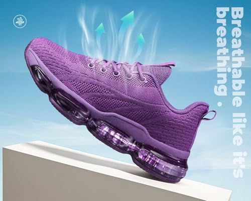 Image of Kapsen Womens Walking Running Shoes Air Cushion Breathable Fashion Tennis Sneakers Mesh Workout Casual Athletic Sports Gym