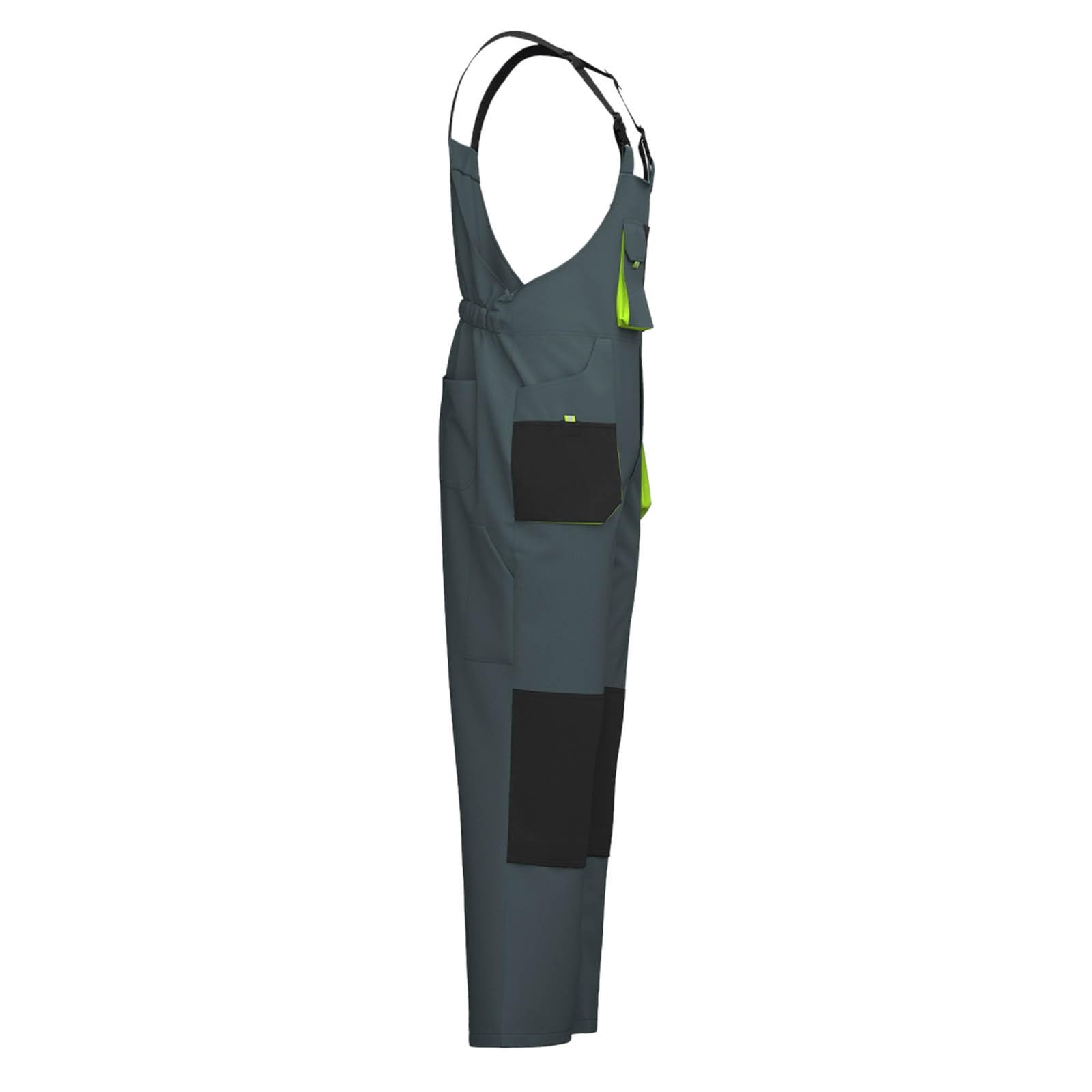 Mono de trabajo para hombre, pantalones largos, ligero y aireado, traje de hombre de basura con bolsillos multifuncionales, ropa de trabajo para artesanos, albañiles, carpinteros