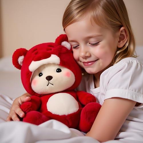 Image of Ryttir Large Teddy Bear Plush - 15.7 inchExtra Soft Bear Stuffed Animal Hugging Pillow with Rotund Belly,Safety Nursery Decor & Sensory Comfort,Cuddle Companion for Kids(Christmas Gender Neutral Gift)