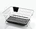 SmartSlide Stainless Steel Dish Drainer Basket for Kitchen Utensil Drying Rack with Drainer Dish Rack with Drip Tray (22L x 17W x 9H inches)