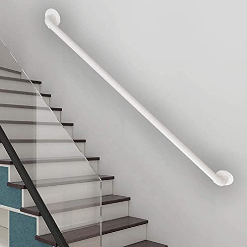 Main courante d'escalier en fer forgé avec garde-corps de terrasse et rails de support muraux - 5