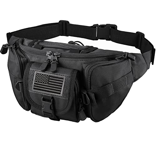 FRTKK Taktische Militär-Hüfttasche mit USA-Flagge