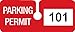 Brady 96289 4 3/4" Width x 2"Height, Vinyl, Red Rearview Mirror Hanging Tags (100 Tags)