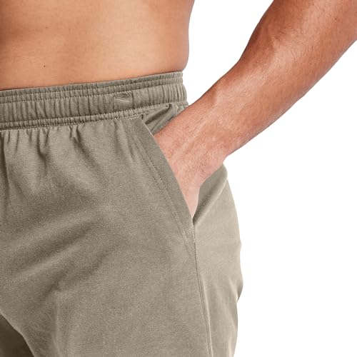Image of Hanes Men's Shorts, Essentials Short with Pockets, Gym Shorts for Men, Men's Athletic Shorts, 7.5 inch