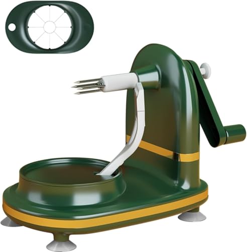 Zehaiwl 皮むき器 りんご 梨剥き器 手回し 回転 皮むき器 片手 林檎むき器 果物 皮剥き機 燕三条 アップルピーラー 千切り 林檎皮剥機 替刃付き リンゴ 皮むき器 回転式 皮剥器 りんご皮剥き機 スライス リンゴ皮むき器 厚さ調整皮剥き機 8等