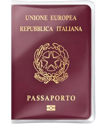 Ugozen Porta Passaporto Transparente | Etui di Protezione Pratico per Passaporti | Pochette per Passaporto da Viaggio - Protezione Ottimale (1)