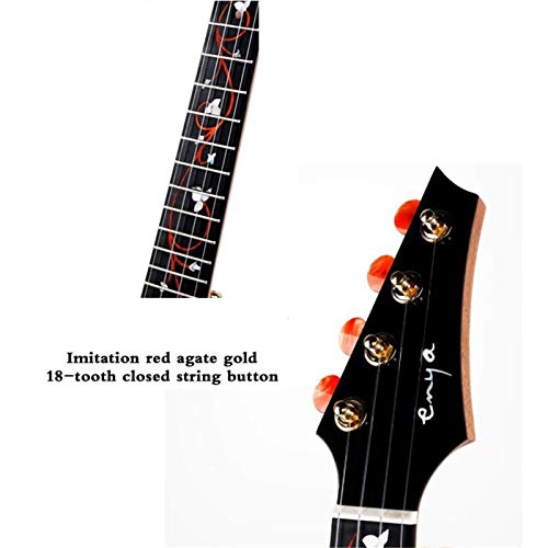 Ukuleles Tenor Ukulele Wood Ukulele with Online Lessons String Tuner Strap Fingershaker Gig Bag Capo Picks Polishing Cloth - Les Beatles, Paul McCartney, John Lennon, RIngo Starr, George Harrison Ukuleles Tenor Ukulele Wood Ukulele with Online Lessons String Tuner Strap Fingershaker Gig Bag Capo Picks Polishing Cloth – Image 3