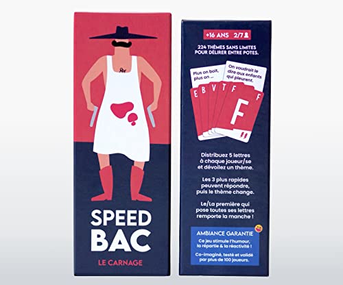 Speed Bac - Board Game for Adults - Fast and Delusional - 2 to 7 Players - Party Game, Multicolored, Standard - Image 2