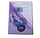 Exacompta 661205E 100er Pack PVC-Kunststoff Aktenhüllen. Für DIN A4 transparent glasklar violett oben und seitlich offen Plastikhülle Klarsichthülle für Büro und die mobile Organisation