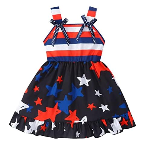RETSUGO Patriotic Dress for Girls Cover